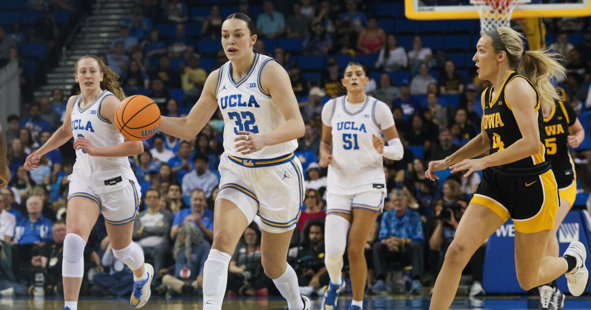 No. 2 UCLA women dominate No. 8 Iowa for 15th consecutive win