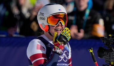 Breezy Johnson earns comeback gold after Lindsey Vonn crashes
