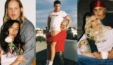 Three L.A. couples celebrate Valentine's Day in Acne Studios