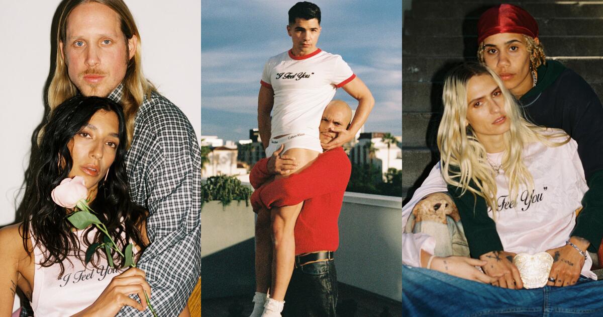 Three L.A. couples celebrate Valentine's Day in Acne Studios