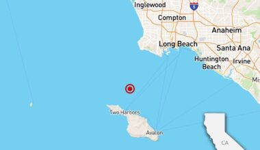 Magnitude 3.5 earthquake recorded off Catalina
