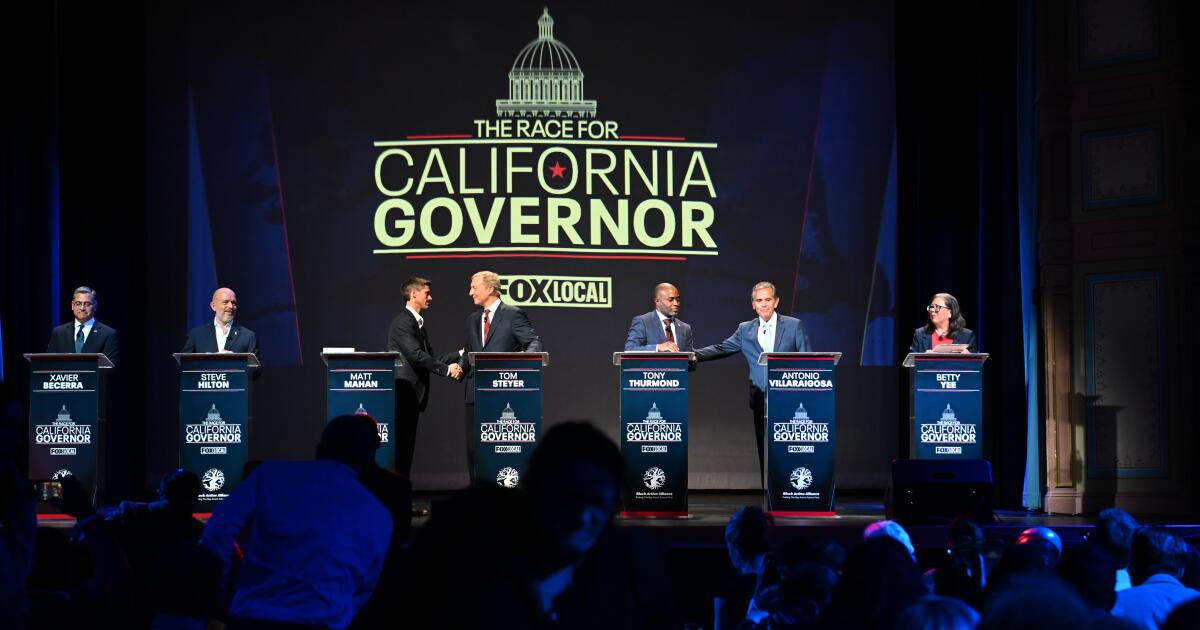 Column: Some Democratic candidates for California governor need to drop out