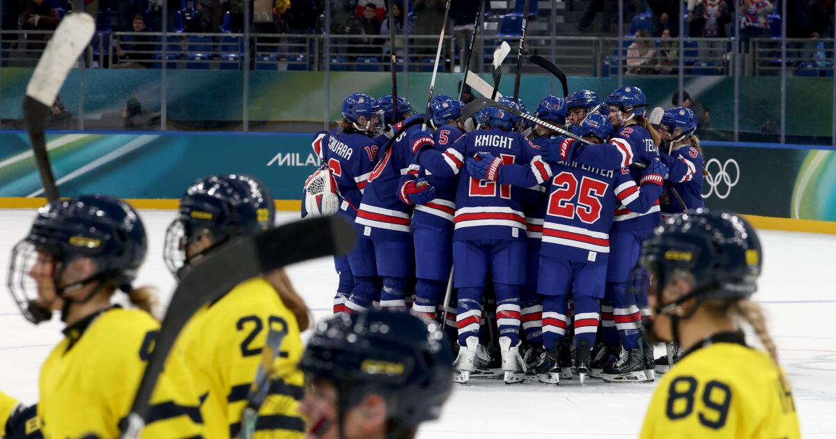 Olympics: U.S. women's hockey beats Sweden, reaches gold-medal game