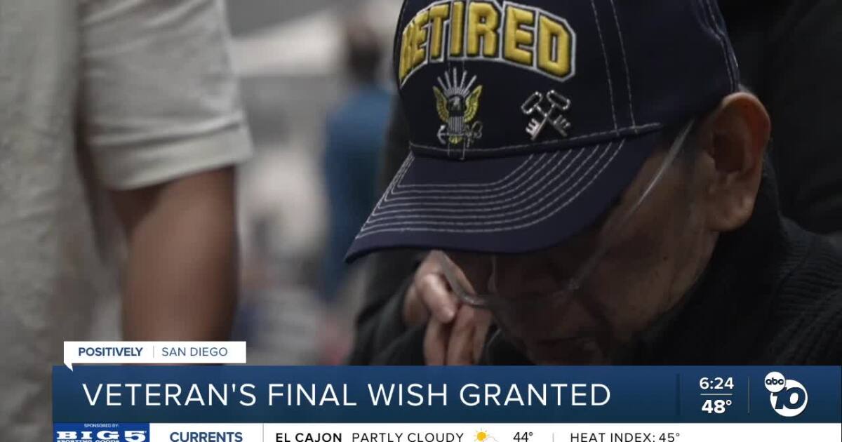 Navy veteran gets long-overdue retirement ceremony aboard USS Midway