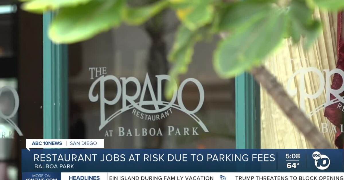 Restaurant workers at Balboa Park face job cuts as paid parking hurts business
