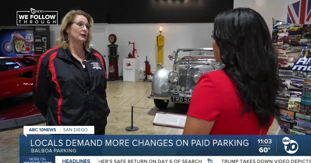 Locals demand more changes on paid parking at Balboa Park