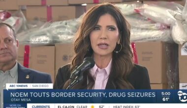 Kristi Noem visits San Diego, touts border security efforts