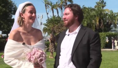 Couples marry on Valentine's Day at San Diego County building