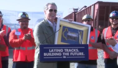 Governor's visit for High Speed Rail update draws mixed reaction