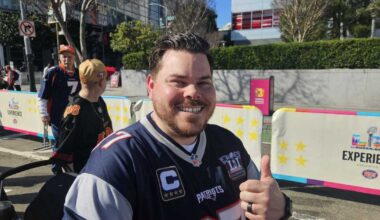 Patriots fans the world over descend on San Francisco for Super Bowl LX
