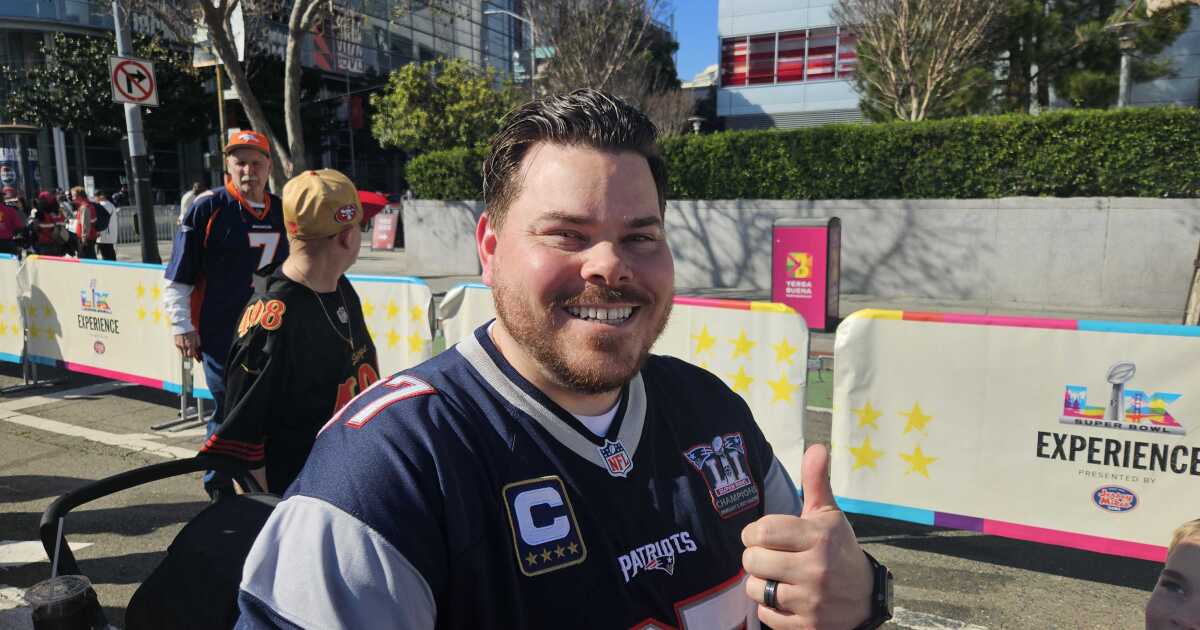Patriots fans the world over descend on San Francisco for Super Bowl LX