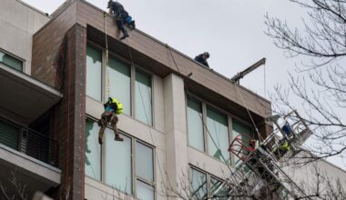 Two workers rescued after scaffolding collapse at Sacramento high-rise