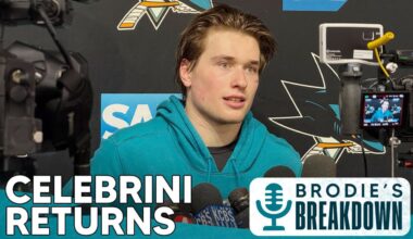 Brodie’s Breakdown: Celebrini returns | San Jose Sharks
