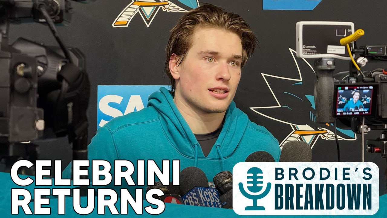 Brodie’s Breakdown: Celebrini returns | San Jose Sharks