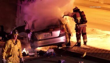 Long Beach: Fiery Crash Leaves Four Dead Near Airport