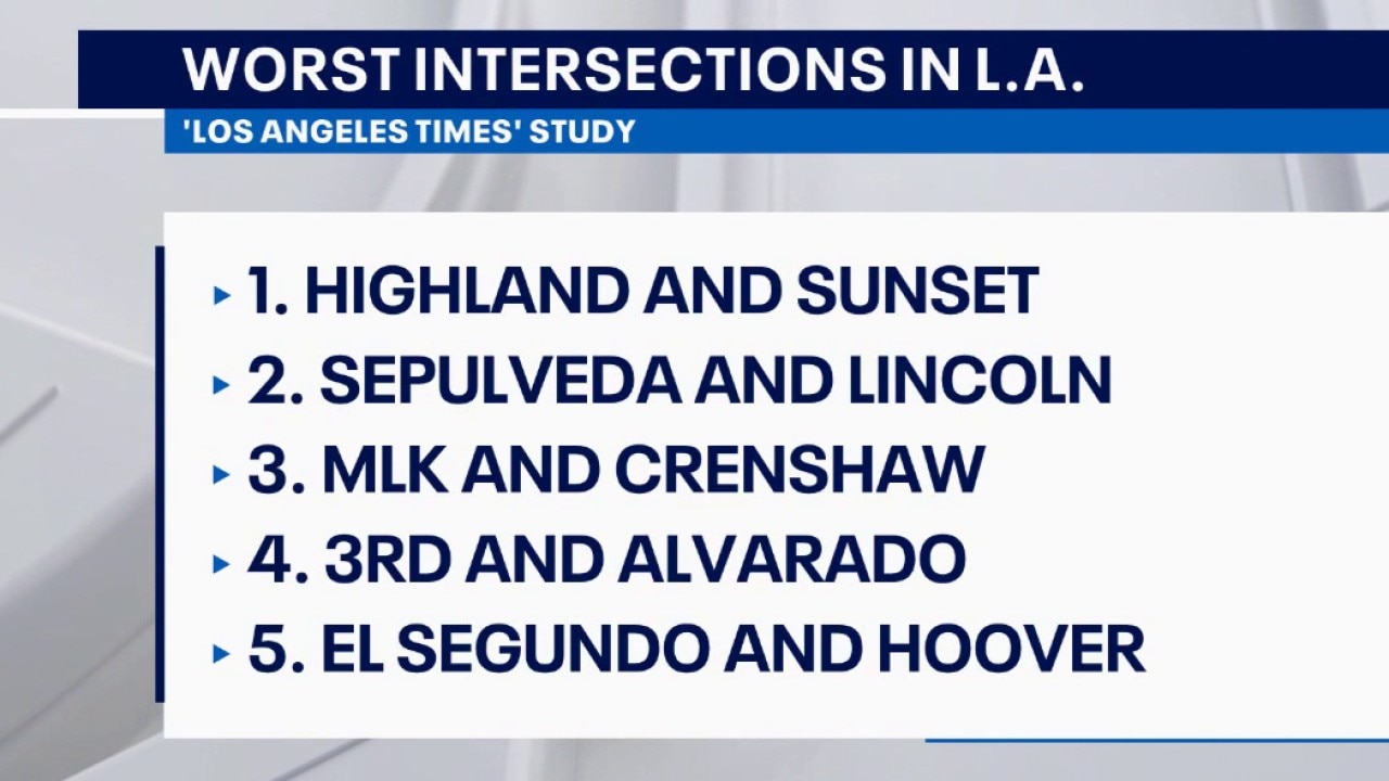SUGGESTED COVERAGE: LA's worst intersections