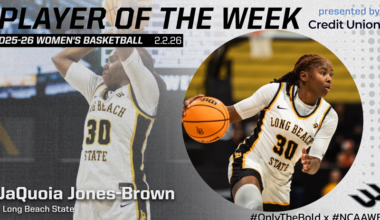 Season High for JaQuoia Jones-Brown of Long Beach State Nets Big West Player of the Week Award