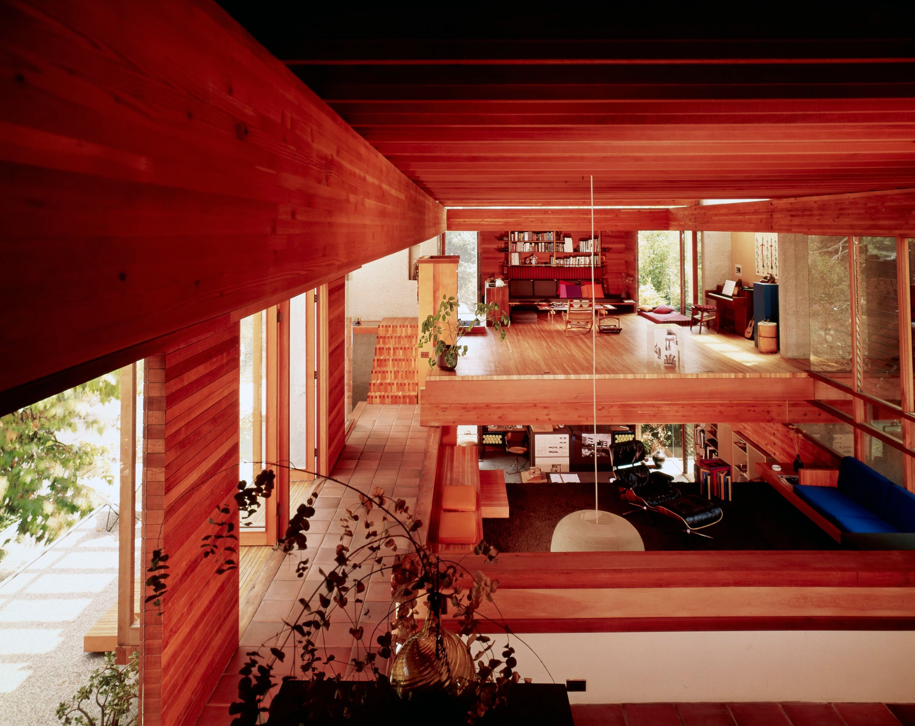 Julius Shulman's images of the Kappe House, taken shortly after completion in the late 1960s