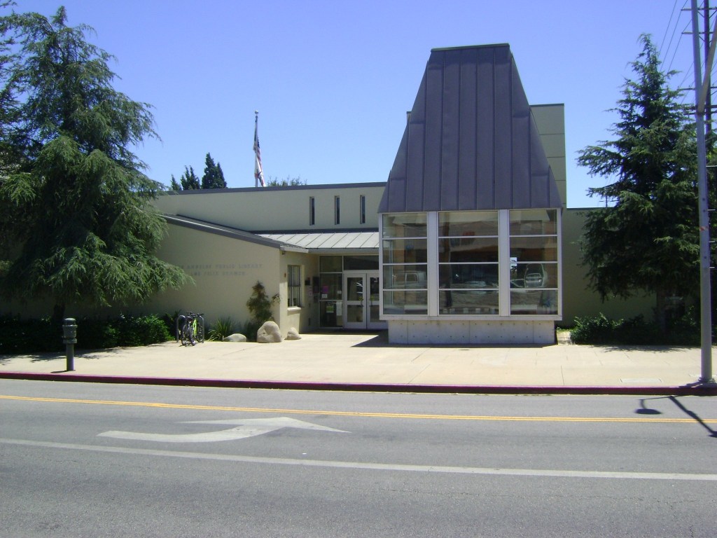 Los Feliz Branch of the Los Angeles Public Library on a sunny day.