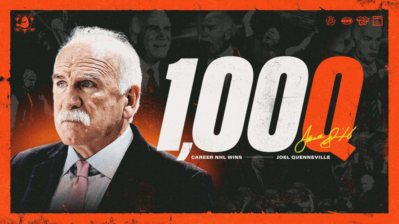 Ducks Mob Coach Q to Celebrate 1,000th Win
