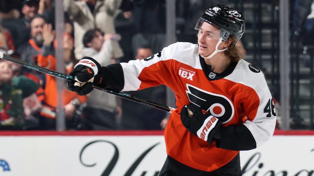 Zegras winning Flyers over with unique, lighthearted approach