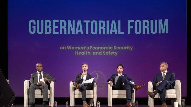 Democratic gubernatorial candidates, from left, Tony Thurmond, California superintendent of public instruction; Matt Mahan, mayor of San Jose; Ian Calderon, former majority leader of the California Assembly, and Xavier Becerra, former secretary of U.S. Health and Human Services, answer questions during a gubernatorial forum on Wednesday, Feb. 18, 2026, at the Crest Theatre in Sacramento. Democratic gubernatorial candidates, from left, Tony Thurmond, California superintendent of public instruction; Matt Mahan, mayor of San Jose; Ian Calderon, former majority leader of the California Assembly, and Xavier Becerra, former secretary of U.S. Health and Human Services, answer questions during a gubernatorial forum on Wednesday, Feb. 18, 2026, at the Crest Theatre in Sacramento.