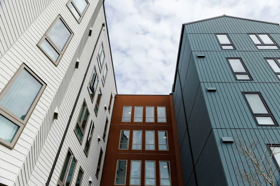 Shirley Chisholm Village in San Francisco's Sunset District was built to provide affordable housing to teachers. (Santiago Mejia/S.F. Chronicle)