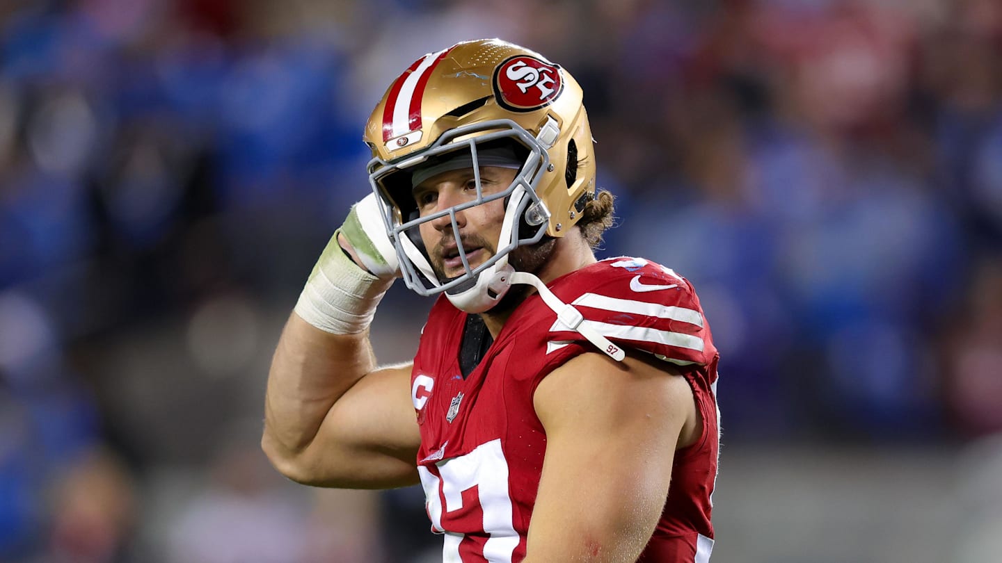 San Francisco 49ers pass-rusher Nick Bosa and Chiefs pass-rusher Mike Danna