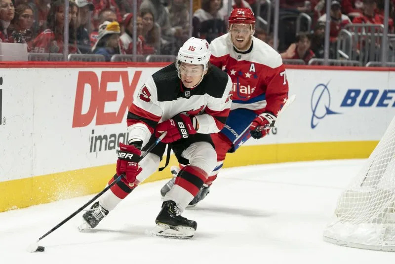 Defenseman John Carlson (R) won a Stanley Cup with the Washington Capitals in 2017-18. File Photo by Alex Edelman/UPI