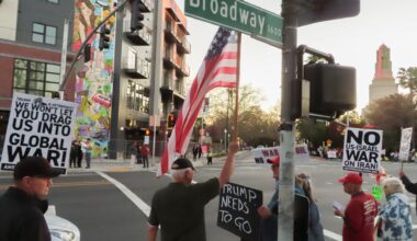 “No boots on the ground:” Sacramento protesters denounce U.S. attacks on Iran