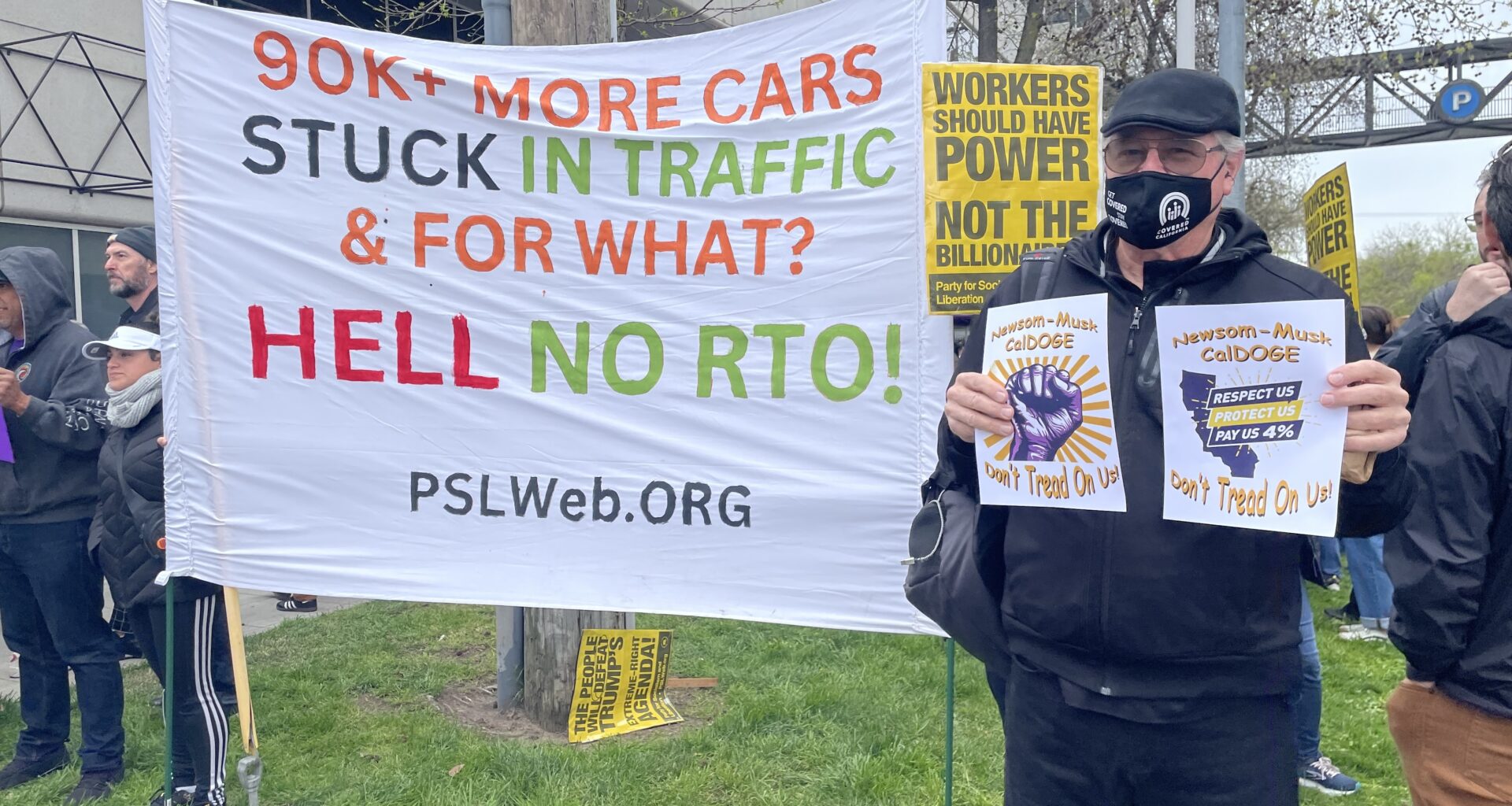 State workers push for 100% telework as Newsom’s return-to-office order looms