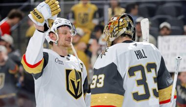 Dorofeyev powers Golden Knights past Blackhawks 4-0 as Hill ends shutout drought -
Las Vegas Sun News