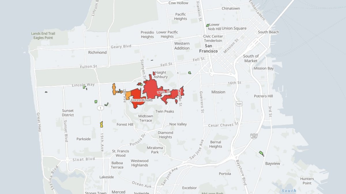 Unplanned power outage impacting multiple San Francisco neighborhoods – NBC Bay Area