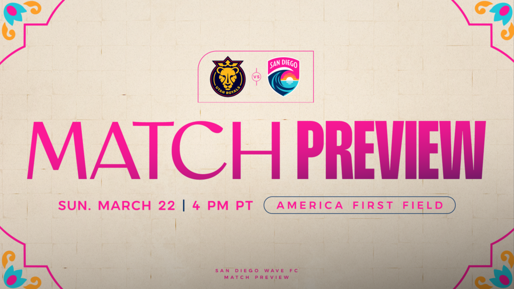 Match Preview: San Diego Wave FC Visit Utah Royals for First Road Test of 2026