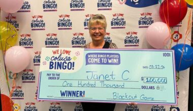 Casino player in Colusa wins $100k in a blackout bingo game
