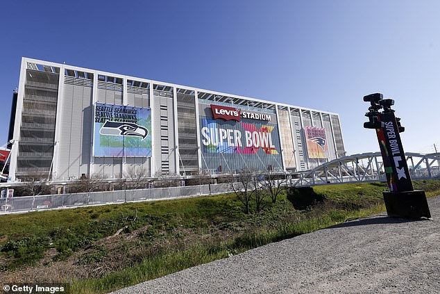 Levi's Stadium sits along San Tomas Aquino Creek, where Simpkins' body was found