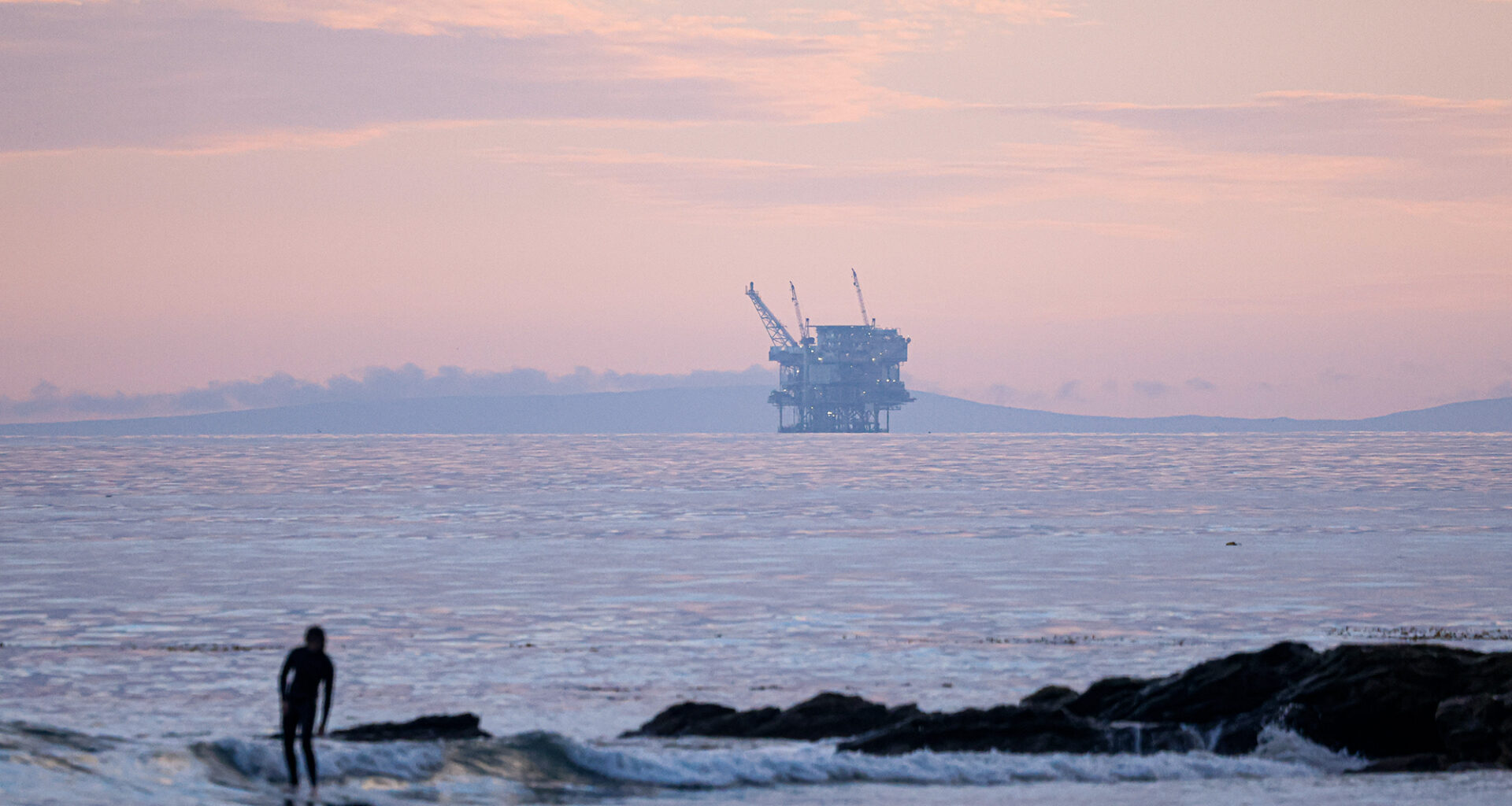 California sues Trump over order to open coastal oil pipeline