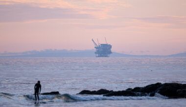 California sues Trump over order to open coastal oil pipeline