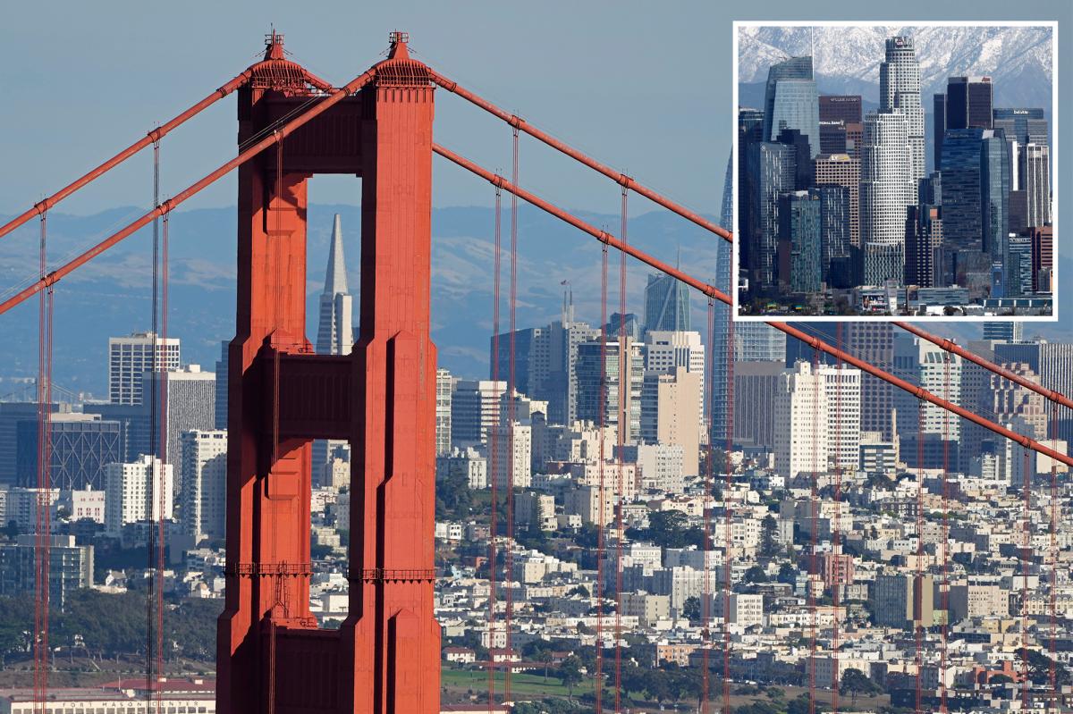 California's hardest working cities revealed in new ranking