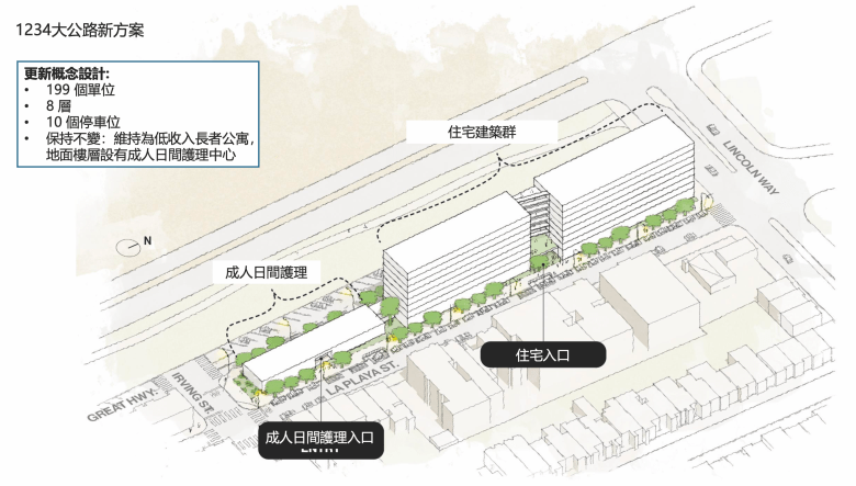 An architectural design of an apartment building with Chinese labels.