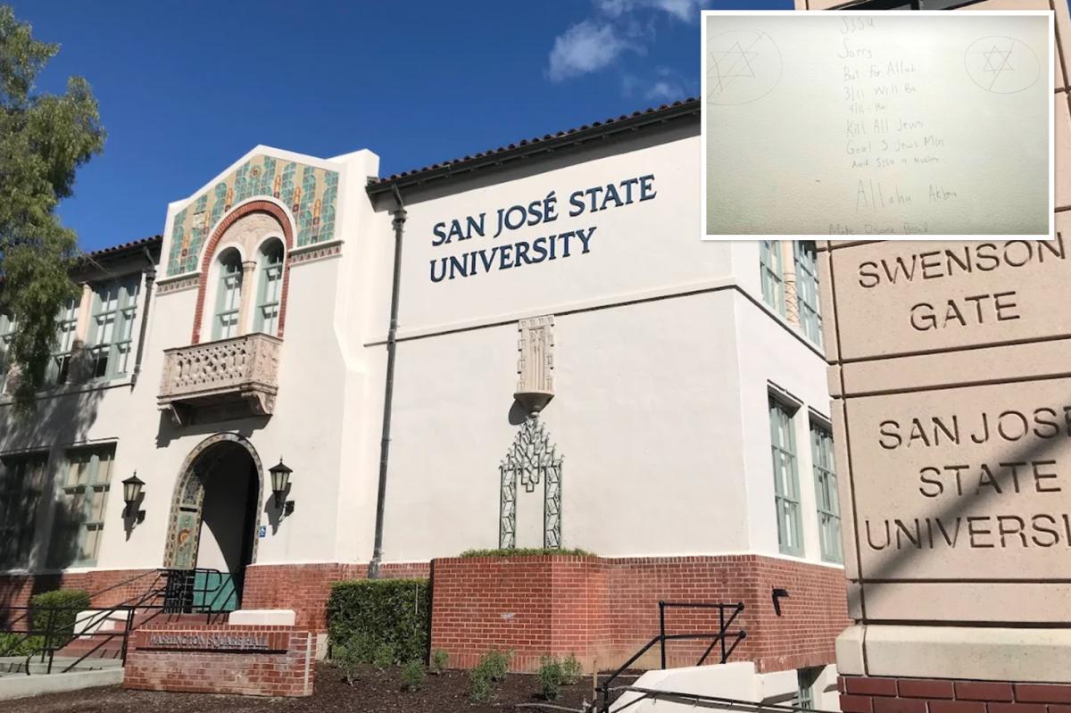 Antisemitic graffiti at San Jose State calls for 'eradication of Jews"