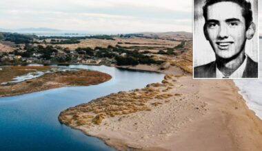 Severed leg found on remote beach is traced back to missing banker
