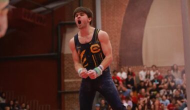 Yasunaga Ties Cal’s Modern High Bar Record