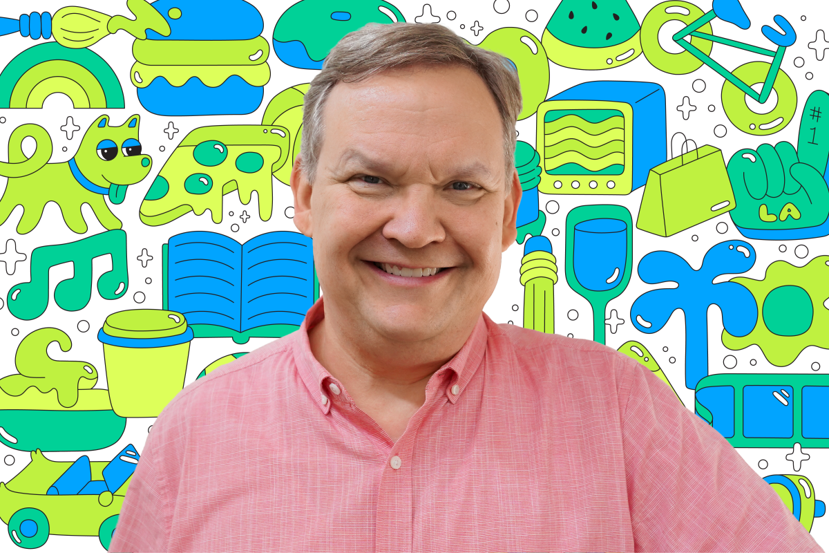 Andy Richter for Sunday Funday (Illustrations by Lindsey Made This; photograph by SiriusXM)