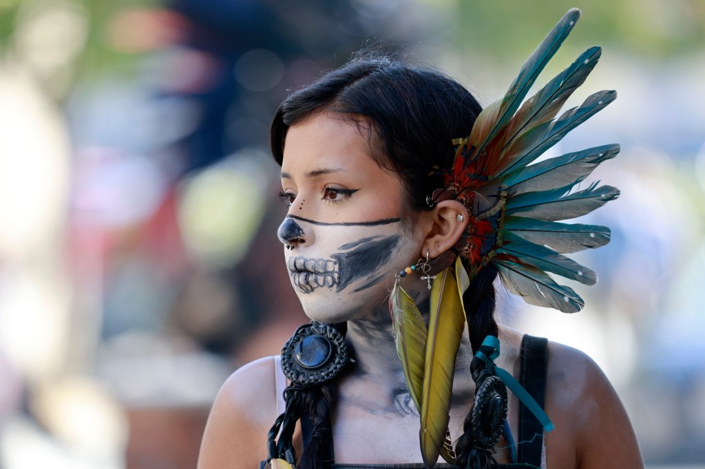 Aztec dancing in San Jose is a celebration of Mexican history, culture