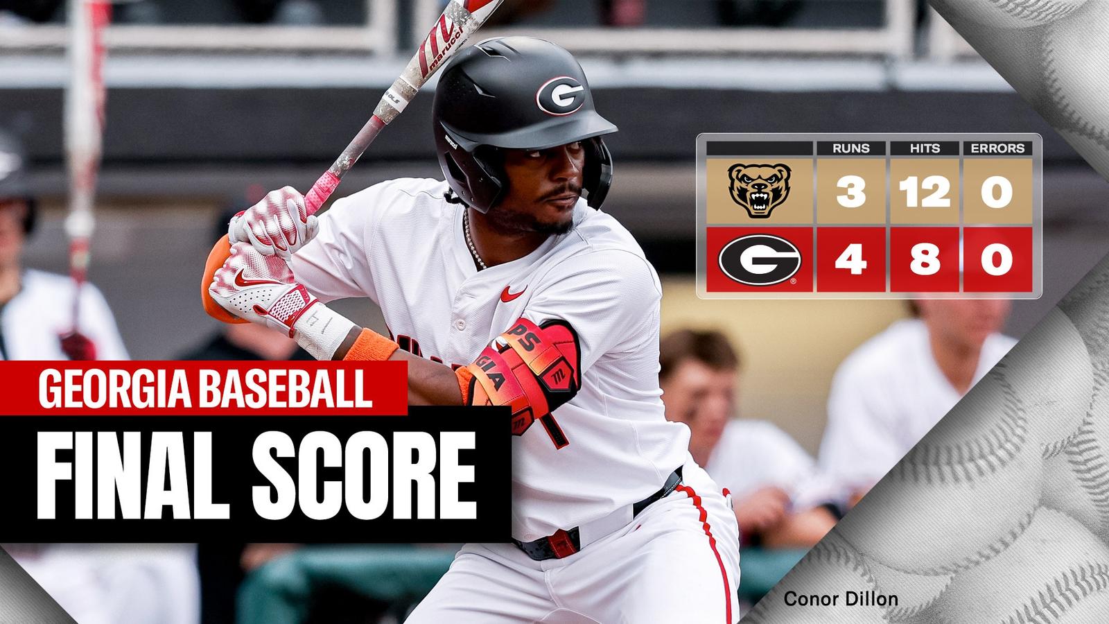 26BSB Score - Georgia vs. Oakland double header