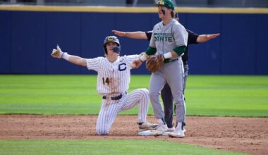 Cal Downs Sac State 3-2, Sweeps Series