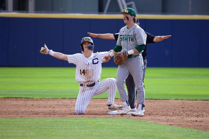 Cal Downs Sac State 3-2, Sweeps Series