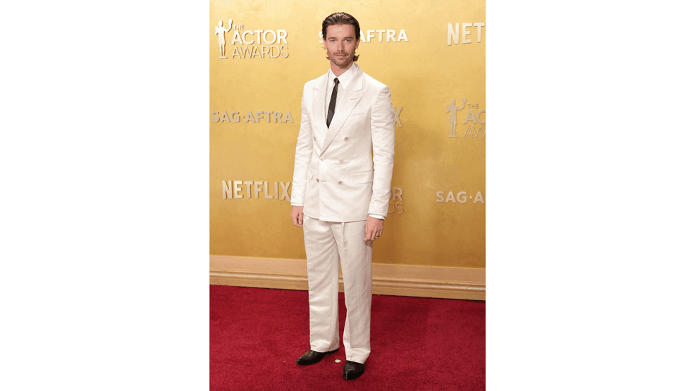 Patrick Schwarzenegger attends the 32nd Annual Actor Awards at Shrine Auditorium and Expo Hall on March 01, 2026 in Los Angeles, California. (Photo by Neilson Barnard/Getty Images)