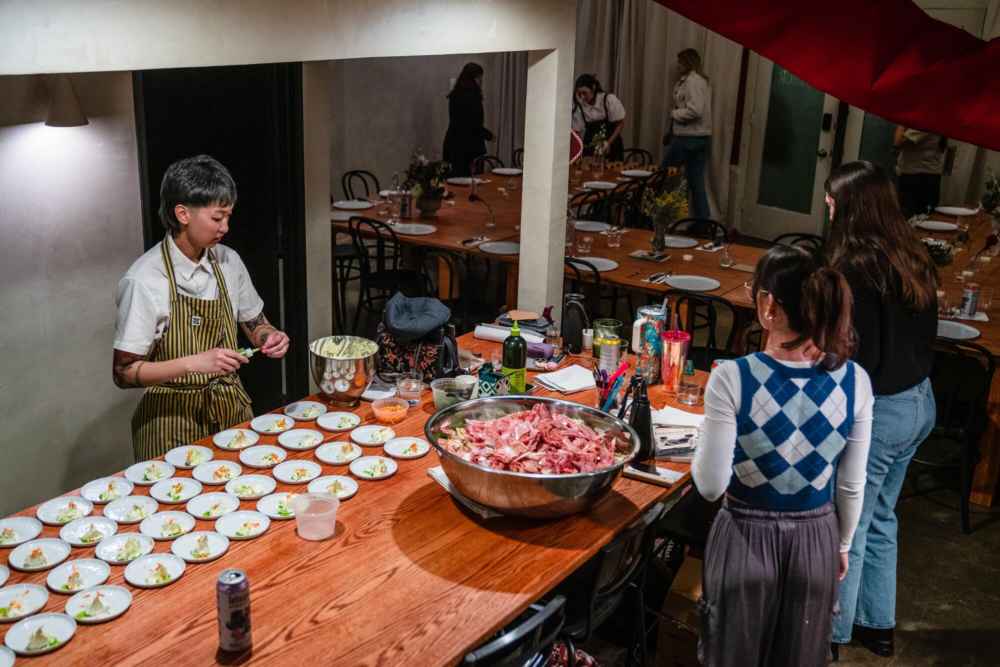 Nguyen preps small plates